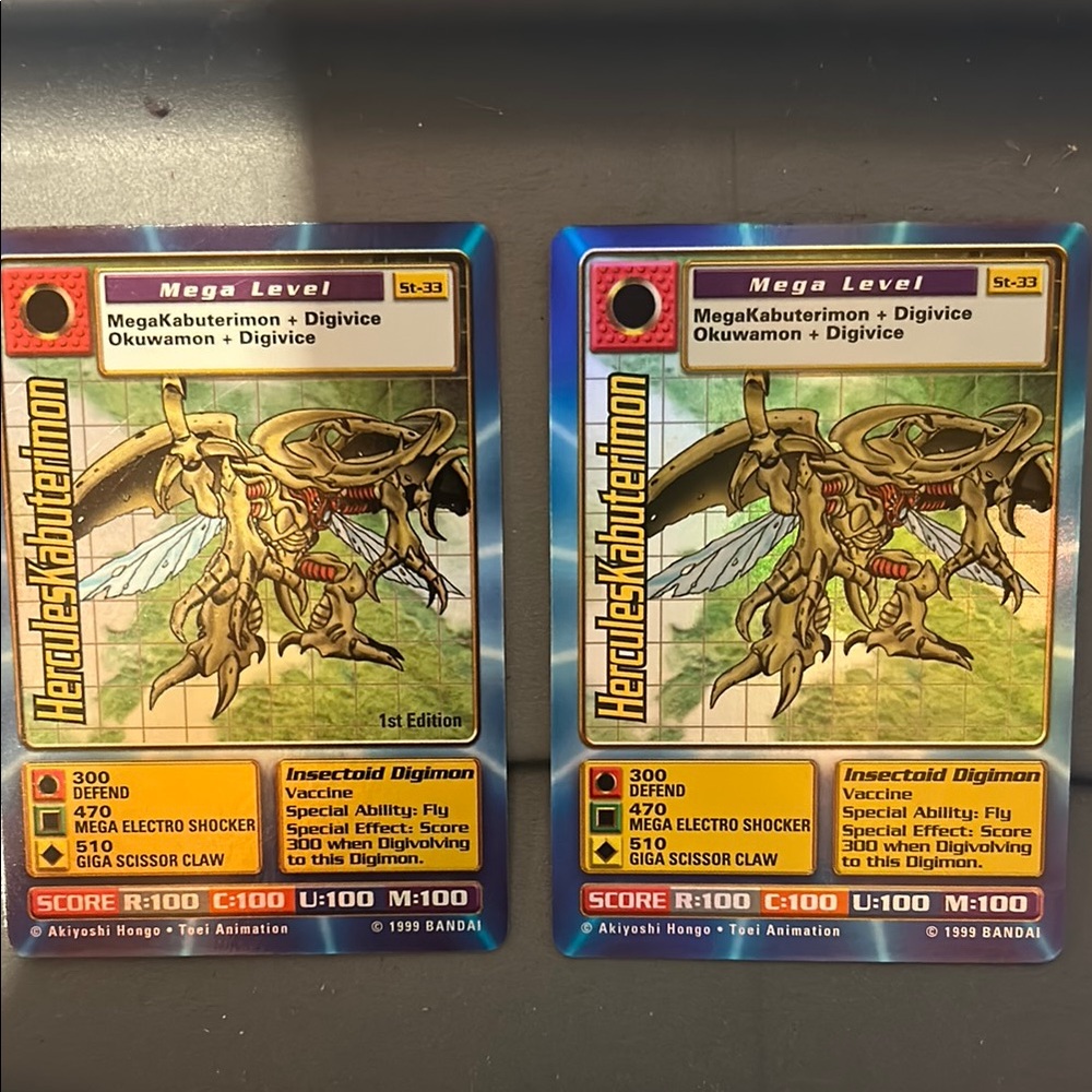 Digimon MegaKabuterimon Trading Card Set